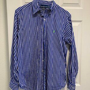 Men's Classic Fit Long Sleeve Dress Shirt  Size L